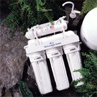 6 Stage RO and UV System 25 gpd TFC Membrane 4 Gallon Tank, D - Product Image
